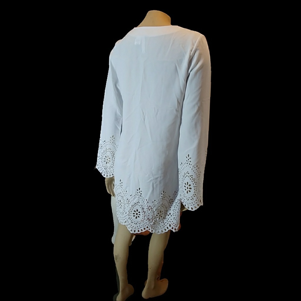 Kenneth Cole Reaction Scalloped Away Cover Up - Picture 4 of 6